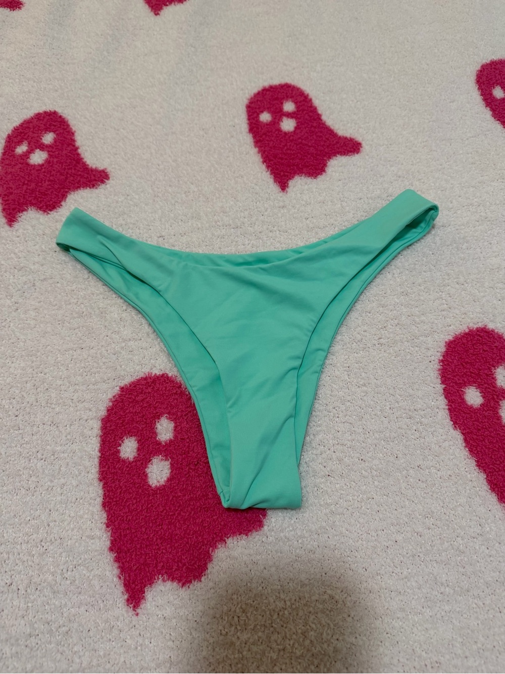 New Aqua Eve High-Cut Bikini Bottoms - Size S